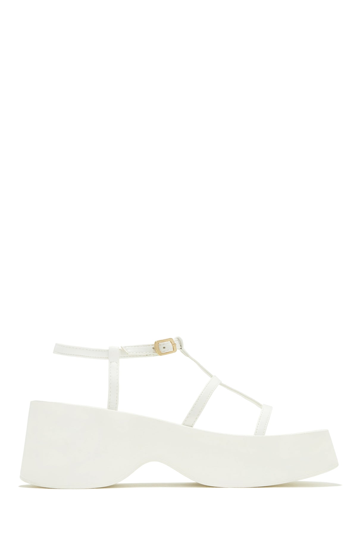 Beach Trip Flat Platform Sandals - Pink