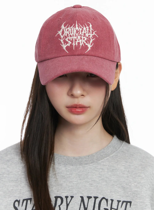 Casual Washed Logo Cap CJ512