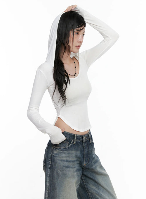 Basic Slim Fit Hoodie CS526