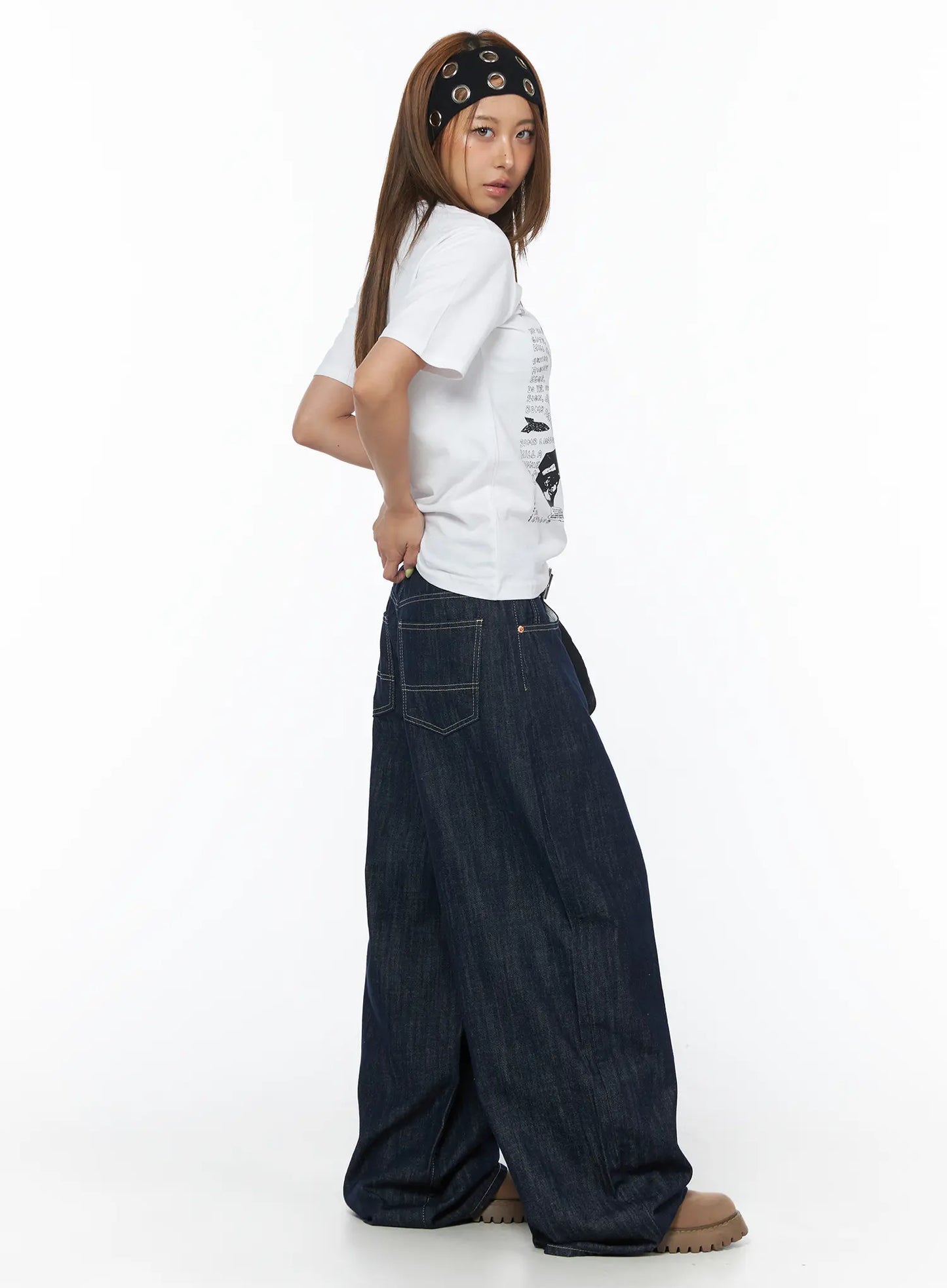 Bowie Summer Wide Leg Jeans CU502