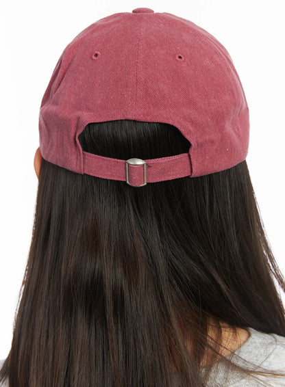 Casual Washed Logo Cap CJ512