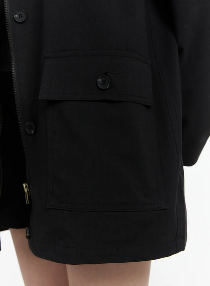 Chic Oversized Cotton Jacket F502