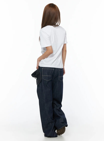 Bowie Summer Wide Leg Jeans CU502