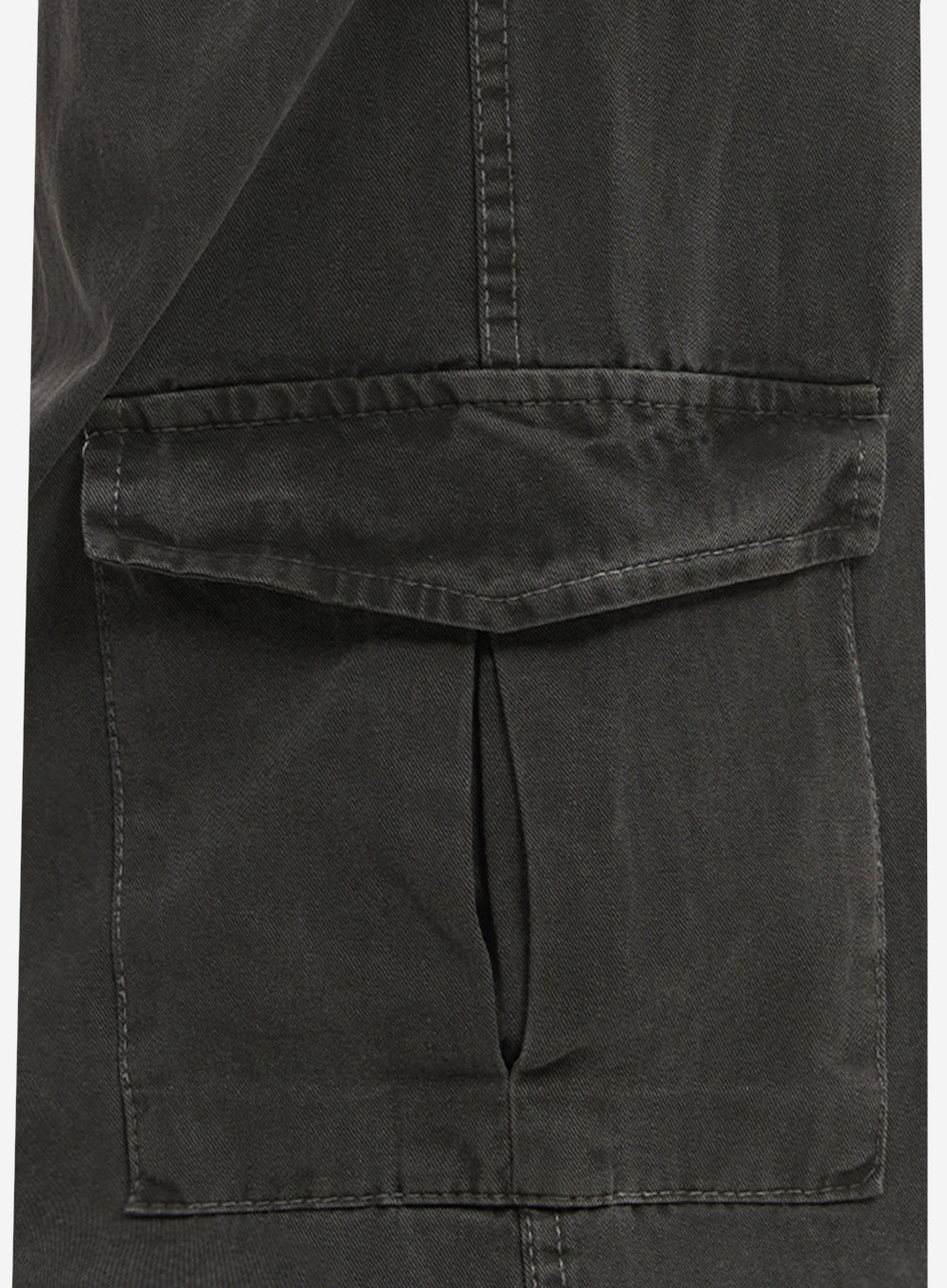 Cargo Washed Wide-Leg Sweatpants IY502