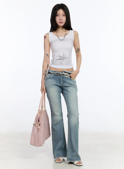 Capu Low Rise Bootcut Jeans CA506