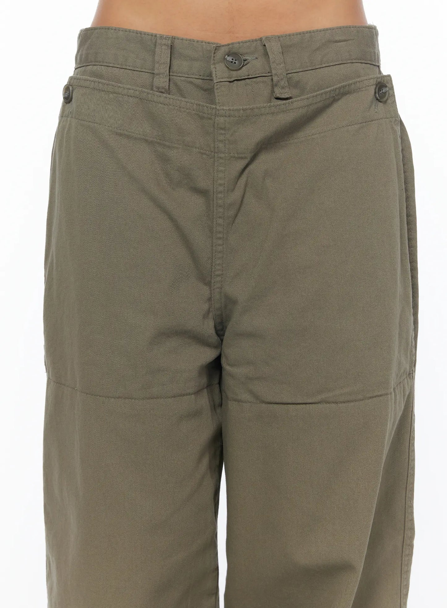 Adjustable Wide Leg Cargo Pants CA516