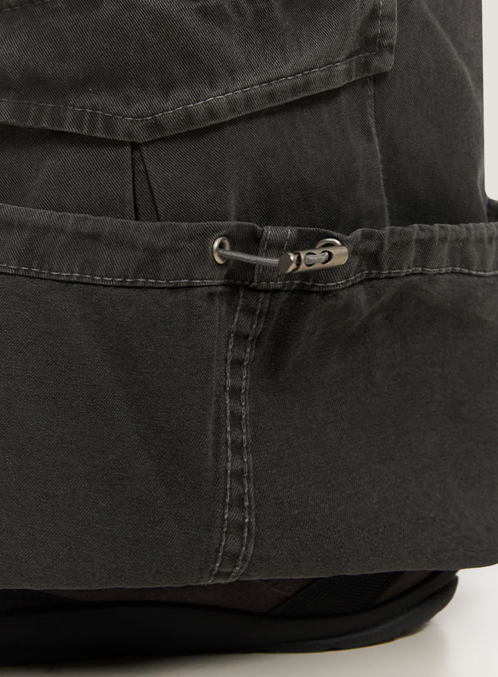 Cargo Washed Wide-Leg Sweatpants IY502