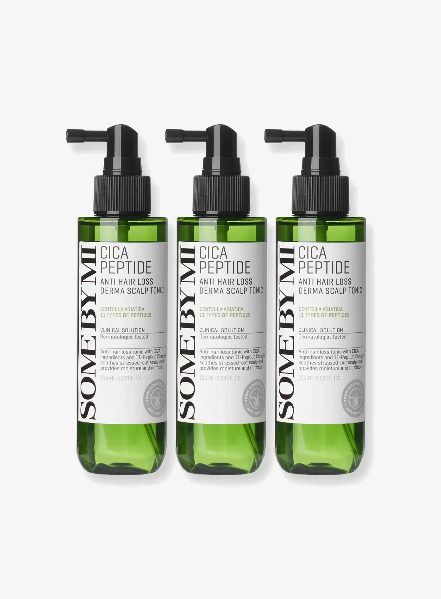 Cica Peptide Anti Hair Loss Derma Scalp Tonic Trio Set (150ml*3ea)
