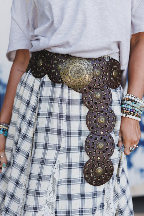 Bold Impressions Belt - Brown - Pre Order