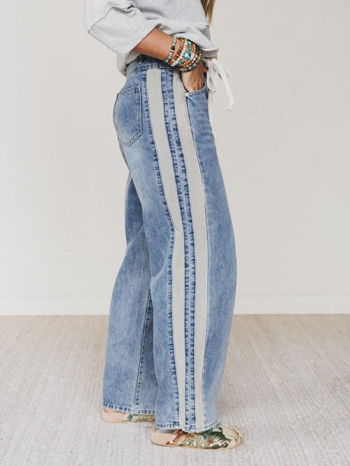 Dusty Belle Pants - Denim - Pre Order