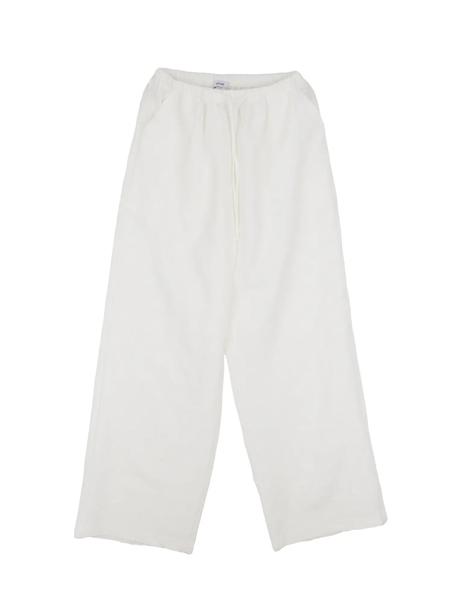 Bow Embossed Wide Pants IF525