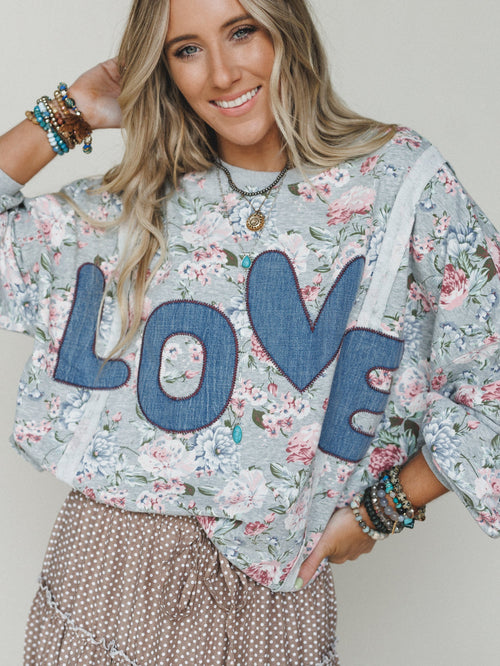 All About Love Pullover - Heather Gray - Pre Order