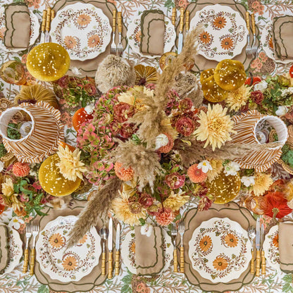 Autumn Flowers Dinner Plate