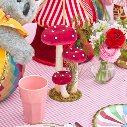 Pink Party Melamine Glasses (Set of 4)