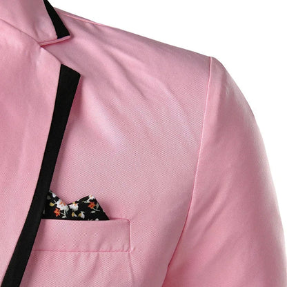 2023 Slims Men's Western-style Blazer Speed Selling Fashionable Solid Color Business Suit Casual Scene