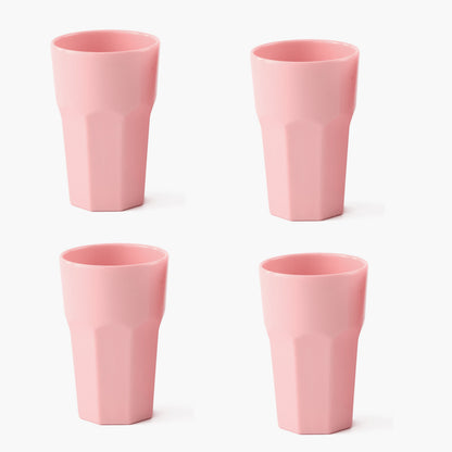 Pink Party Melamine Glasses (Set of 4)