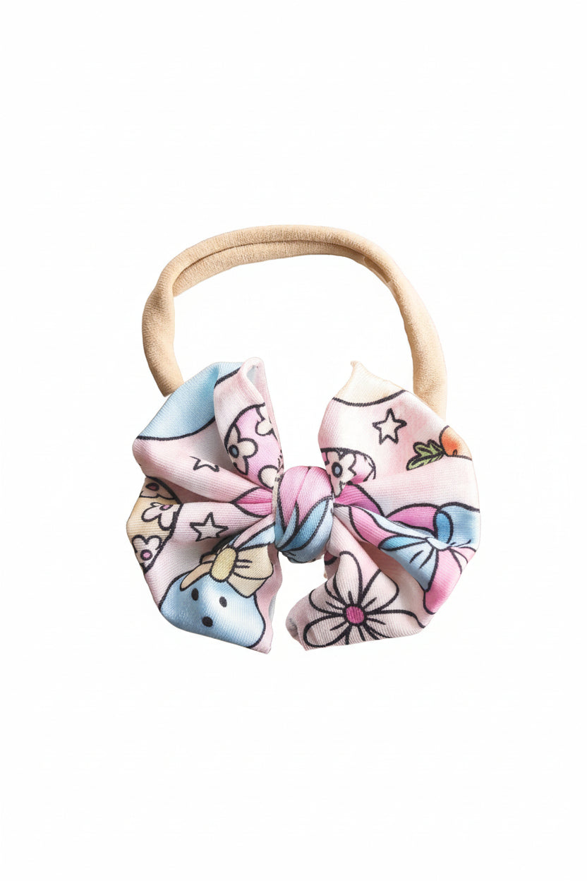 Cottontail Cuties Knit Bow Headband | Pink