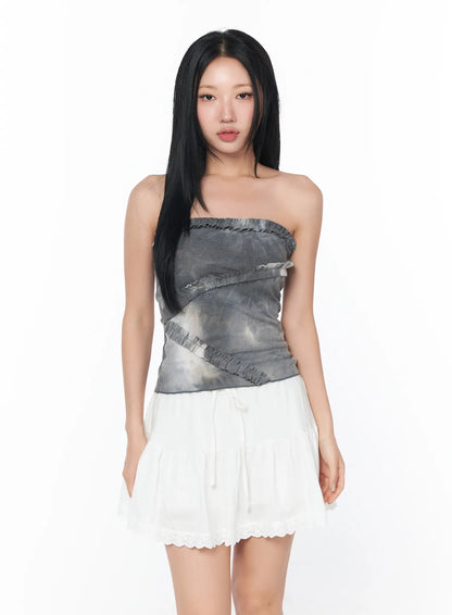 Boho Chic Strapless Top CY512