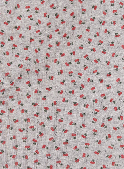 Cherry Print Ribbon Cami Top CM526