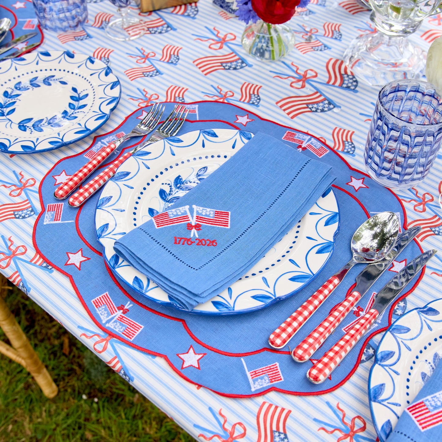 Fourth of July Placemats & Napkins (Set of 4)