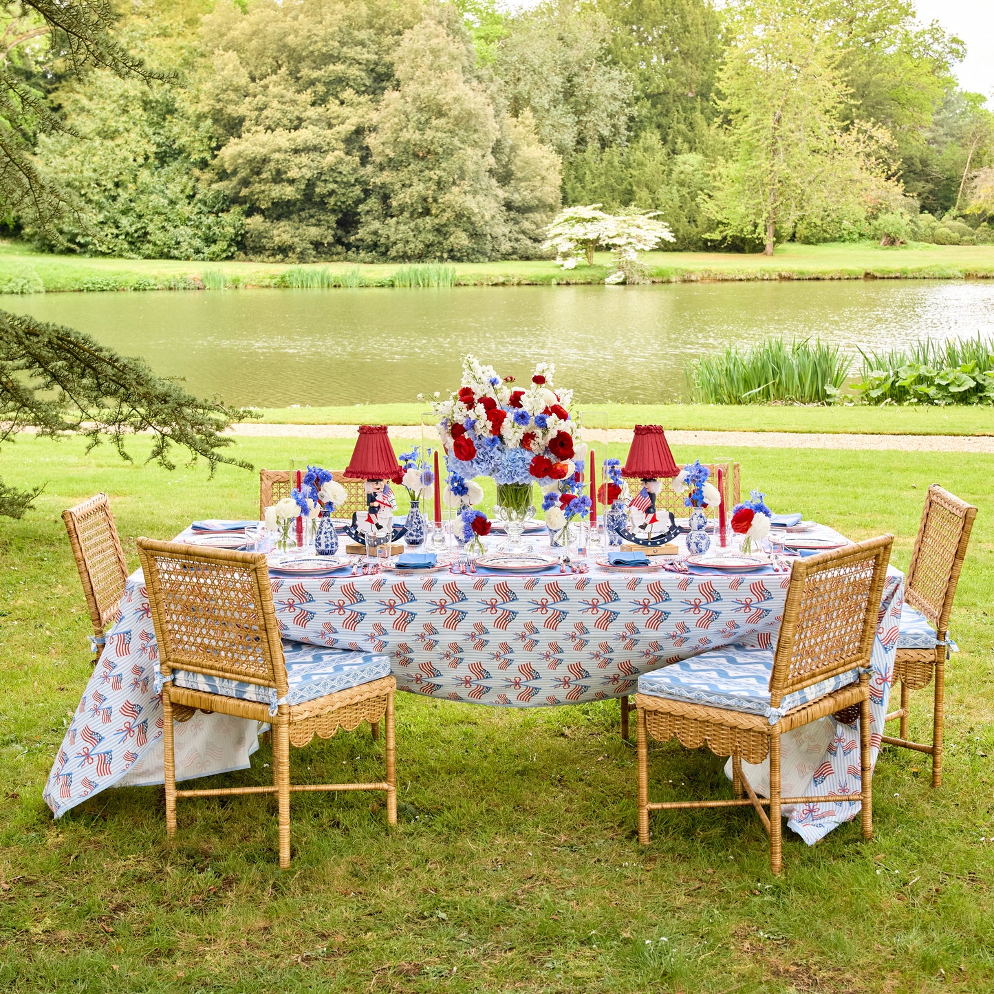 Fourth of July Placemats & Napkins (Set of 4)