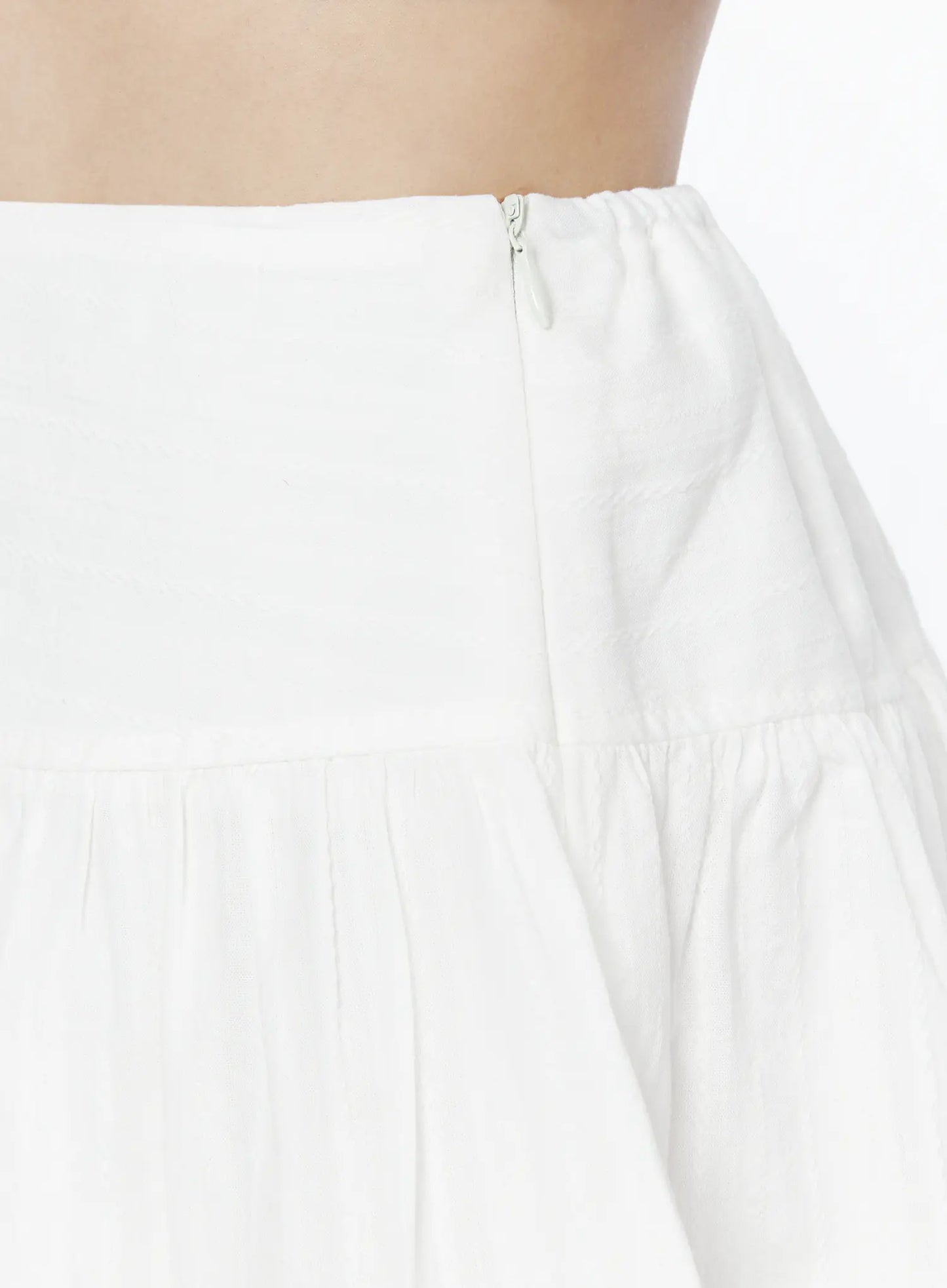 Basic Frill Flare Mini Skirt IU525
