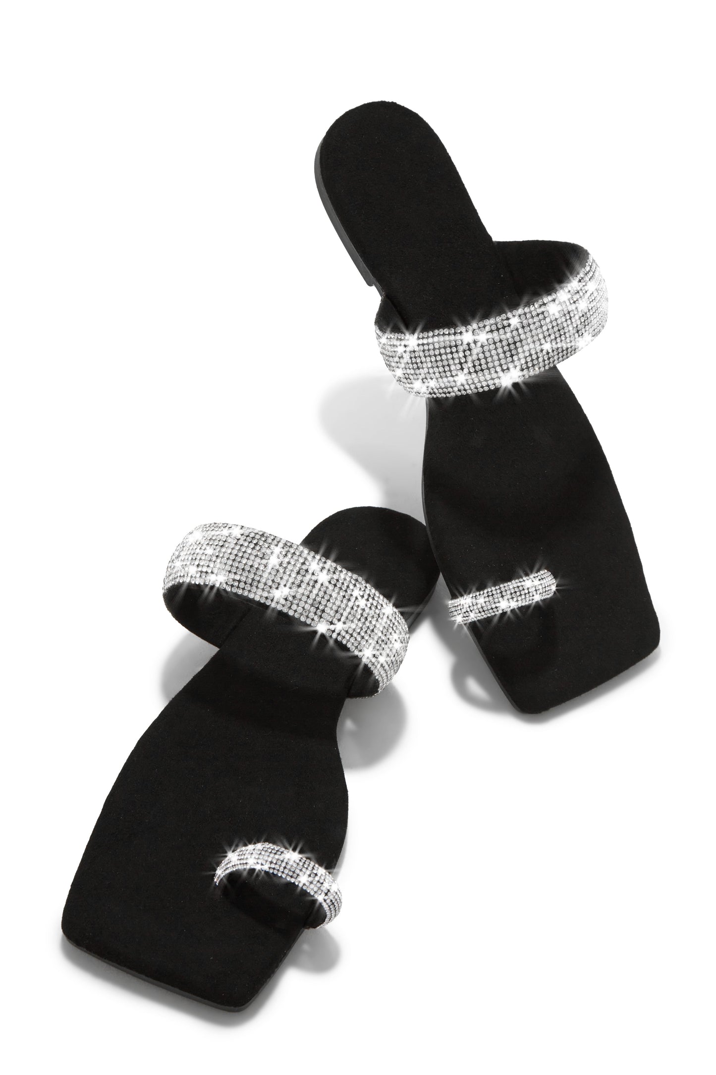 Playa Blanca Embellished Slip On Sandals - Silver