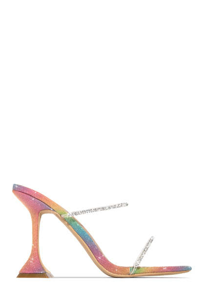 Dubai Embellished Mule Heels - Multi