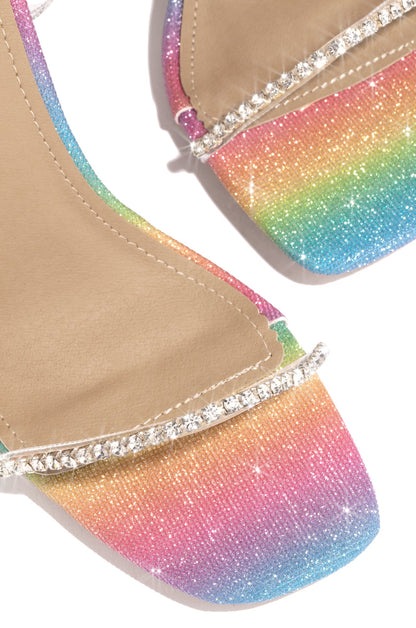 Dubai Embellished Mule Heels - Multi