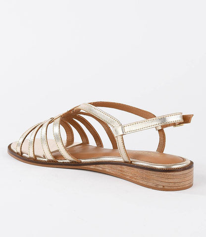 Seychelles Sunflower Fields Leather Wrap Sandals