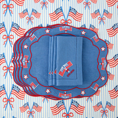 Fourth of July Placemats & Napkins (Set of 4)