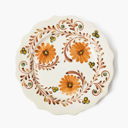 Autumn Flowers Dinner Plate